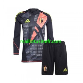Maillot de Foot Belgique Gardien Domicile UEFA EURO 2024 Manches Longues - Enfant